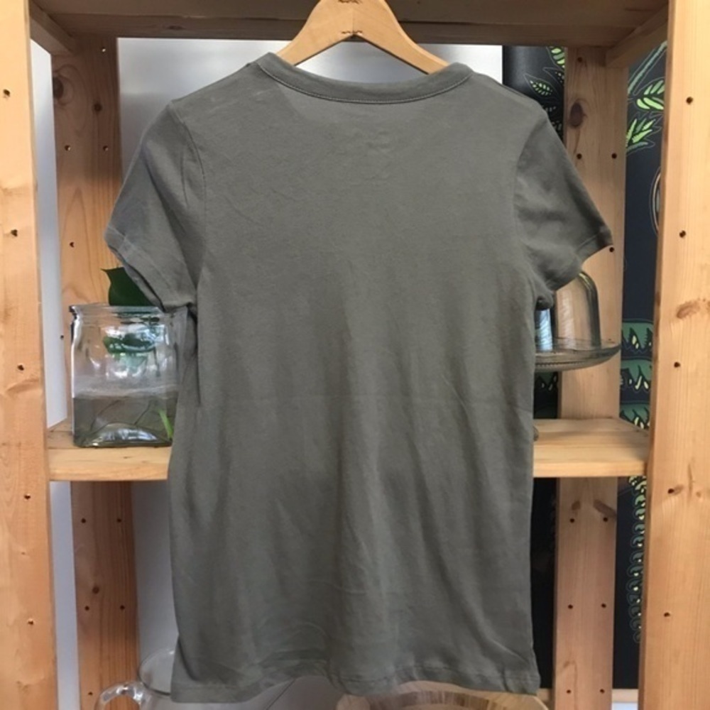 Chaser Olive Green Linen Coastal Azul Graphic Tee - Picture 3 of 9